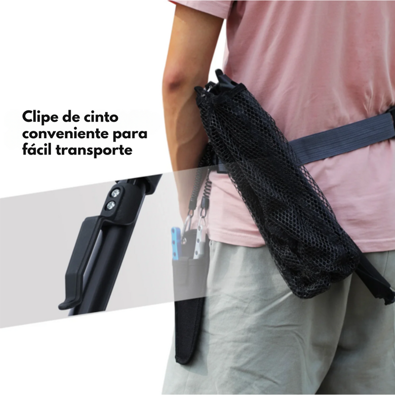 Passaguá Dobravel - 65cm - Vermelho/Preto